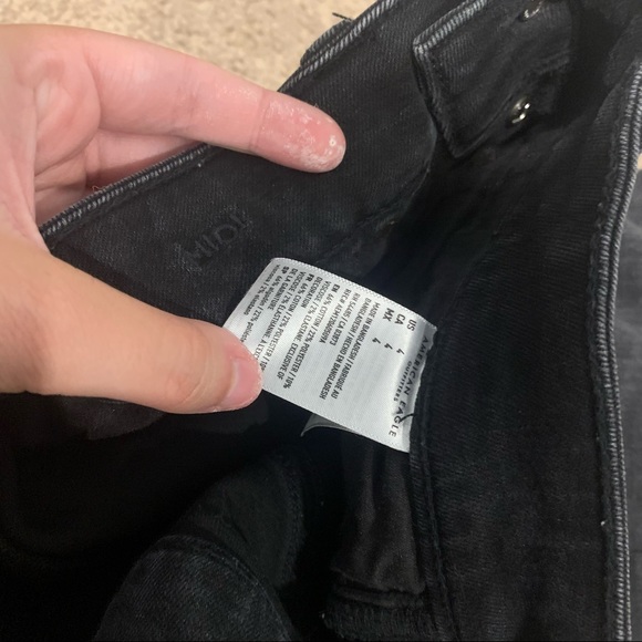 American eagle black button up midi shorts - Picture 3 of 3